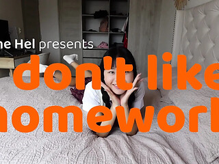 Asian student gets spanked and seduced by her teacher
