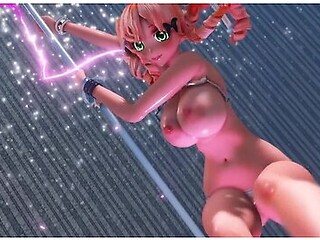 Mmd Sexy Stripper Pole Dance