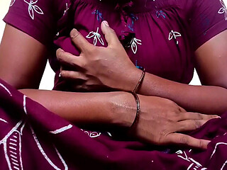 Ammu is really in the mood and is vigorously squeezing her breasts 128