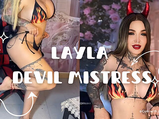 Watch the Devil's mistress masturbate