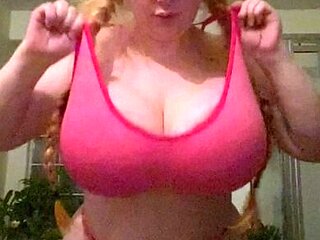 Blonde MILF with Big Boobs Playing Cam Free Porn