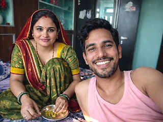 Newly Married Indian with Girlfriend hot Video