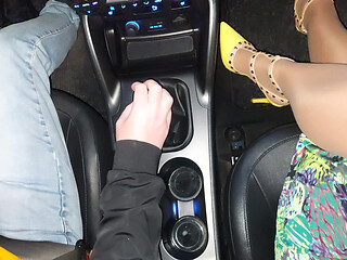 Morning taxi ride turns into hot MILF action