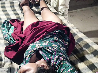 Hot Indian stepmom goes wild in the village at night