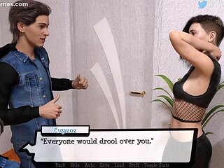 Hotwife bi-atch gives a sneaky blowjob under the table