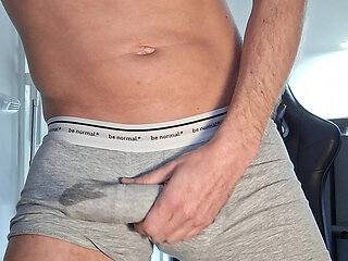 Big masturbation in my boxers