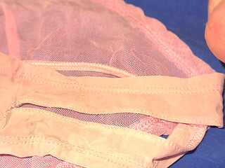 Cum on wife's panties 48