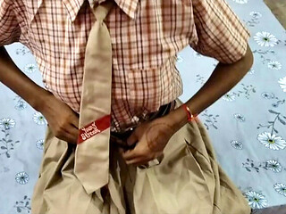 Indian School Girl MMS Viral Sex Tape - YourAlina & PleasureHub Anal Fuck in Uniform