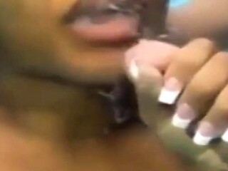 Black Beauty Blows 2 Big Cocks Underwater