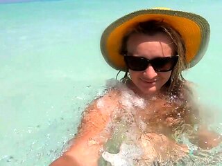 Swimming Naked in Cuba's Atlantic Ocean Waters