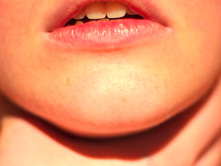 Impact Play - Erotic Spanking & Mouth Closeup