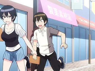 Uncensored Harem College Threesome with Hot Anime Girls