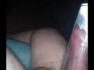 I pumped my cock up to the limit! He looked like a thick red sausage!