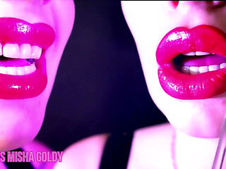 You will never be strong enough to say no to my perfect lips