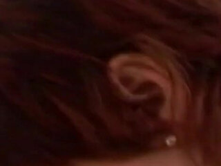 Beautiful Redhead Fucked Doggy Style and Cumshot on Small Tits