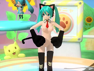 Hatsune Miku Nekomimi Switch Project diva Nude Mod