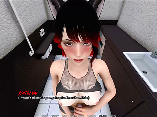 Stepsister Helping Her 18 Plus Stepbro With Mouth Inside Toilet
