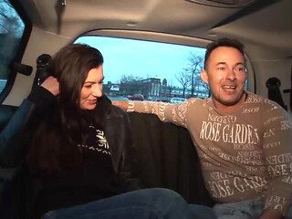 Picked up German Babe Enjoy Sucking Cock for Free Ride