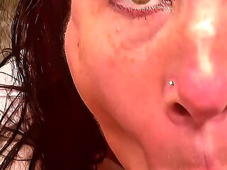 Spicy Latina MILF Plays with Dildo Before Getting a Cock