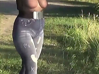 Big Jeans Butts-big Nylon Boobs