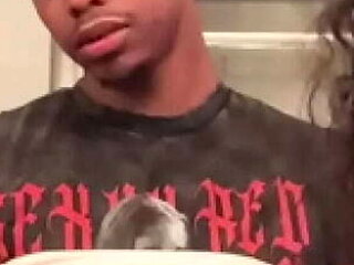 Majestynasty & Howiebethyname Amateur Blowjob - Deep Throat Riding Before She Gets Home