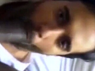 Indian Amateur Sucks a Big Black Cock