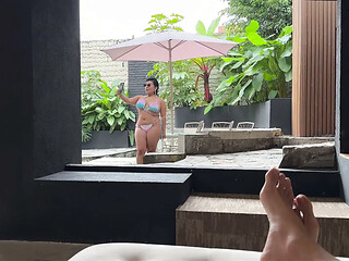 Busty Latina neighbor gets fucked in POV resort encounter