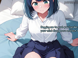 Akane Kurokawa makes you orgasm hard with her feet (Censored JOI)