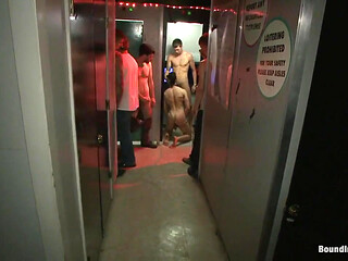 Hot Sex Shop Crook Fucked in the Back Arcade