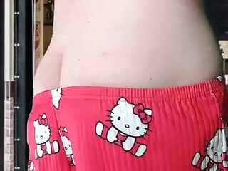 Sissy Enjoying at Houseyard in Her Cutie Short Outfits Lollipop Feminine Spicy Booty