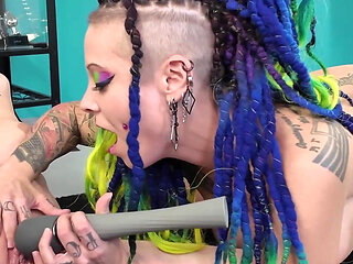 Girl on Girl in the Make up Room!