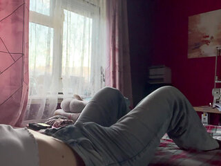 Naughty Girl Gets Bored and Starts Masturbating