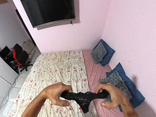 An older, more experienced woman caught me I was caught red-handed sniffing her panties!