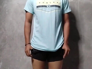 Young Man Masturbates in His Room