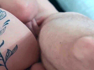 Oops... My Stepsister's Boyfriend Accidentally Cums Inside Me After We Fucked in a Shared Bed at Night in a Hotel