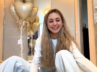 European Gorgeous Blonde Teen Gi