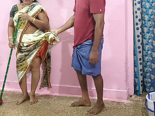 My Stepmother Was Cleaning the Floor with a Mop, so I Held the Saree up so It Wouldn't Fall on the Floor