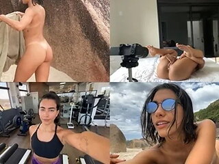 Vlog: a Day with Me - Nude Beach, Gym, Work