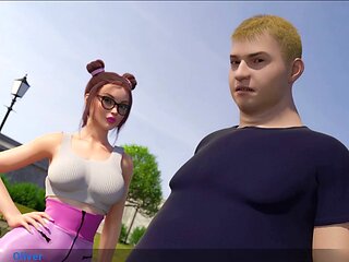 Kinky public yoga session with Loveskysan69real in the Away From Home series