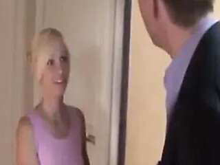Naughty Babes Wild Threesome Fuck Fest with Older Guy
