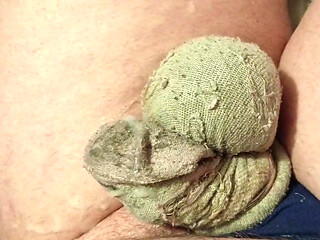 My nasty dick in a nasty sock