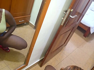 LOOKING HER PUSSY IN THE MIRROR FULL HD