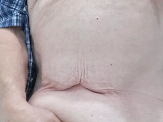 Another bathroom wank and cum