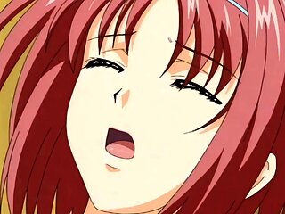 Hot blonde anime teen getting rammed