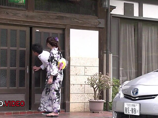 Sexy Kimono-Clad Maya Kawamura Takes Rough Hardcore Fuck