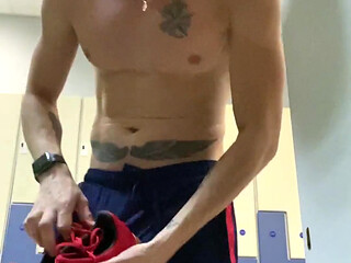 After training, I decided to shoot a video for you how I change into the shower