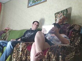 Interactive solo play with my favorite hentai and a focus on my pussy