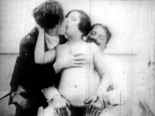 Vintage Bisexual MMF Threesome