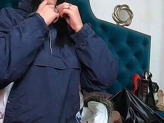 French Downjacket Seduction - Soft Fetish, Sensual Touch & Gentle Masturbation 321