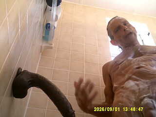 9-1-2026 CLEAN UP SHOWER AND TOY TALK WITH A RIDE . HEY FUCK NUTS YOU STARTED XHAM ON AUG 5TH YOUR 64TH BDAY.mp4